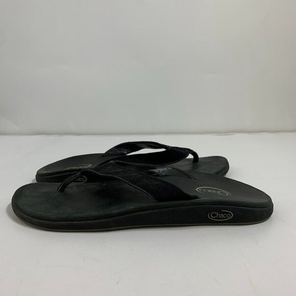 Chaco Men's Suede Leather Outdoor Thong Flip Flop Sandals Size 13 - Picture 5 of 12